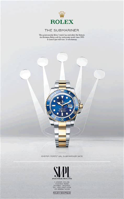 campagna pubblicita rolex marina|rolex watch advertising.